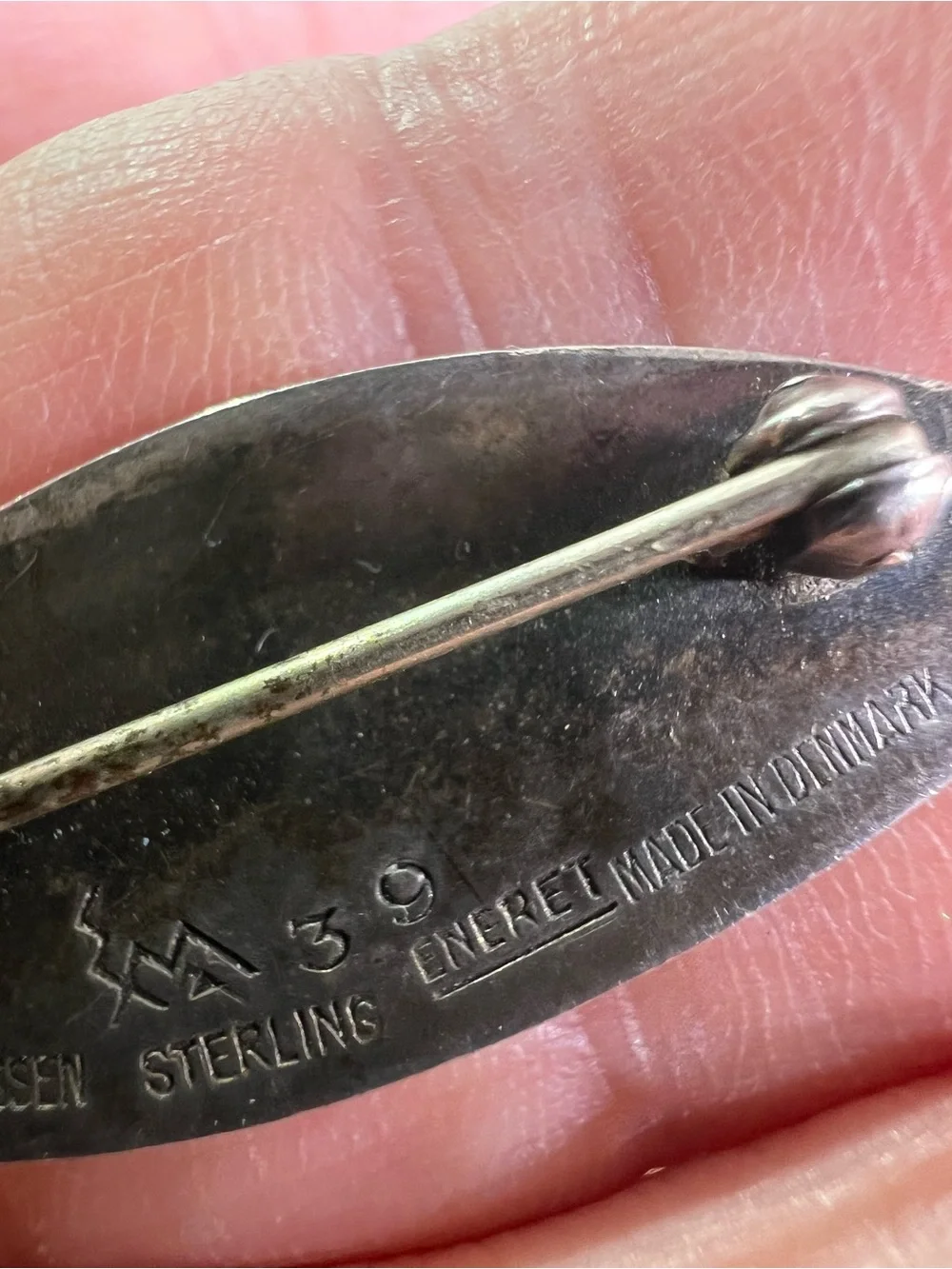 Vintage Sterling Erik Magnussen 1950s Enamel Fish Brooch